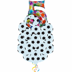 Шарики на День Рождения мальчику 5 лет Футбол на заказ