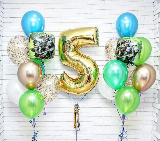 Фонтаны из шаров мальчику 5 лет