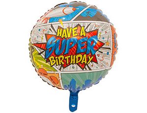 Шар SUPER BIRTHDAY Комиксы