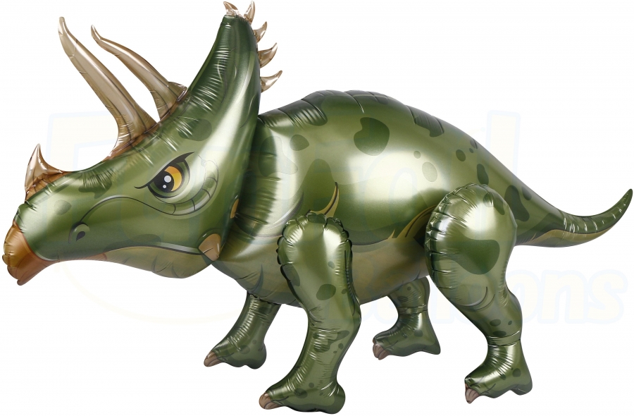 Шар Ходячая Фигура, Динозавр Трицератопс, Зеленый
