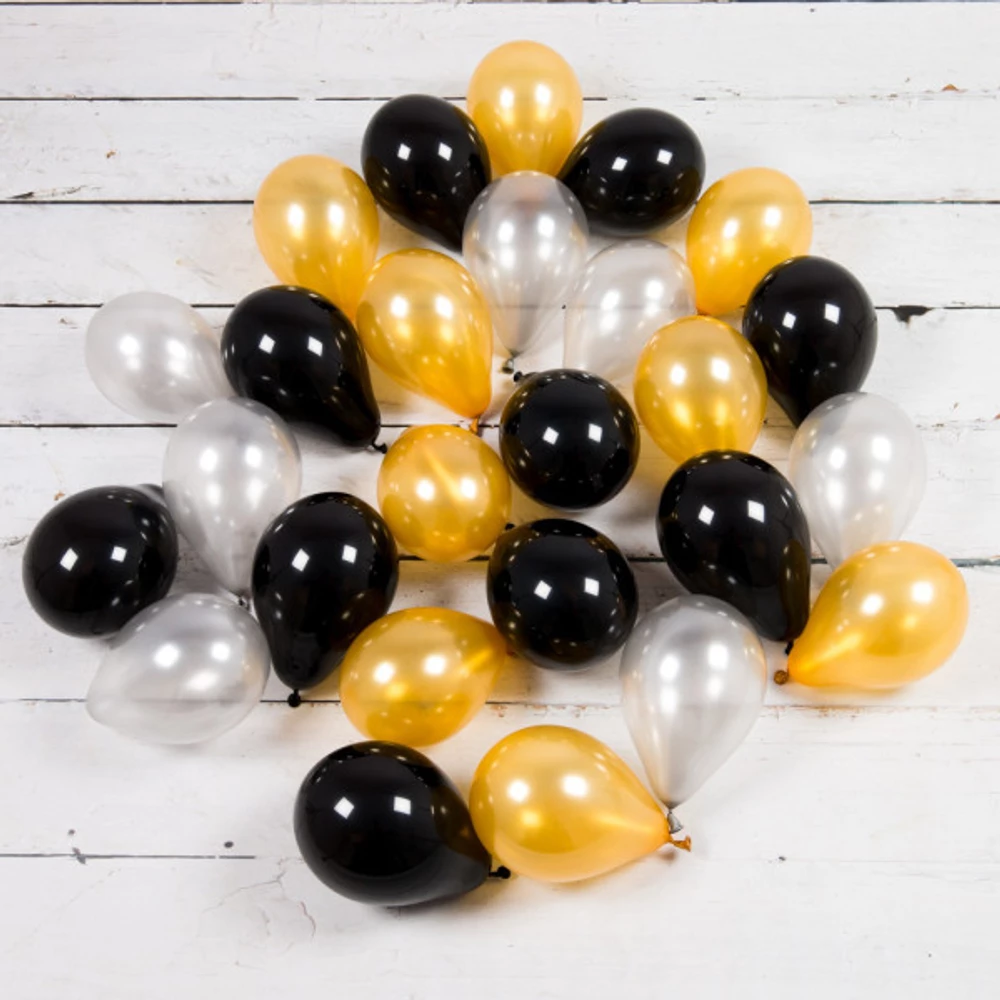 Воздушные шарики на пол металик