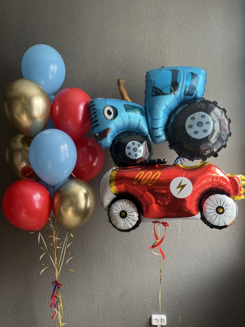 Композиция «Машина и трактор»